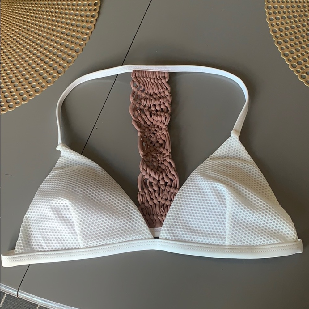 White bikini top